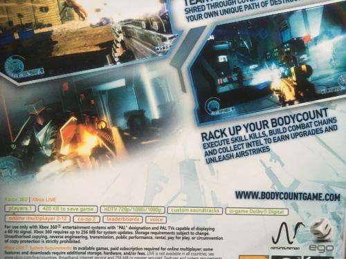 Xbox 360 - Bodycount