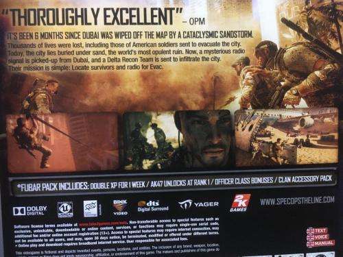 PS3 - Spec Ops The Line