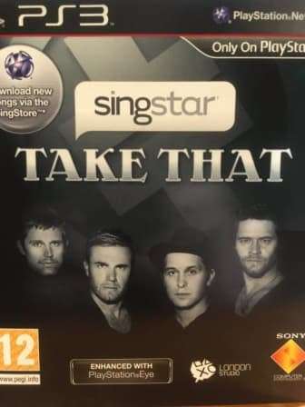 PS3 - Official Sony Wired Singstar Microphones with USB adaptor + Singstar Take That