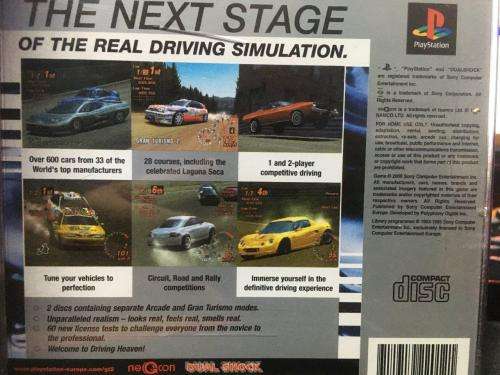 PS1 - Gran Turismo 2 (Pal black disc)
