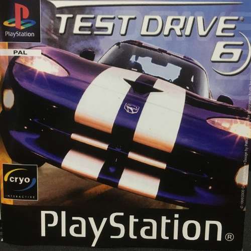 PS1 - Test Drive 6 (Pal black disc)