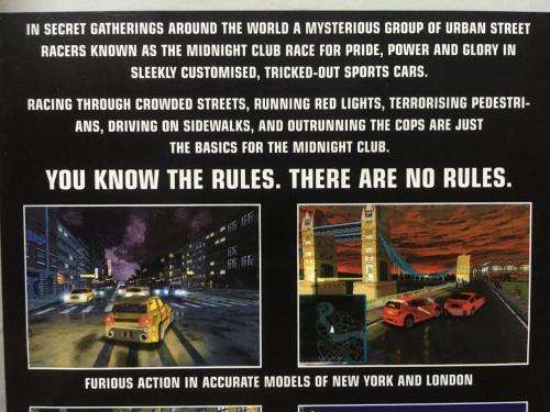 PS2 - Midnight Club Street Racing - Platinum