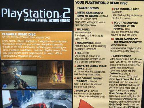 PS2 - PlayStation 2 Greatest Hits Volume 5 Demo Disc