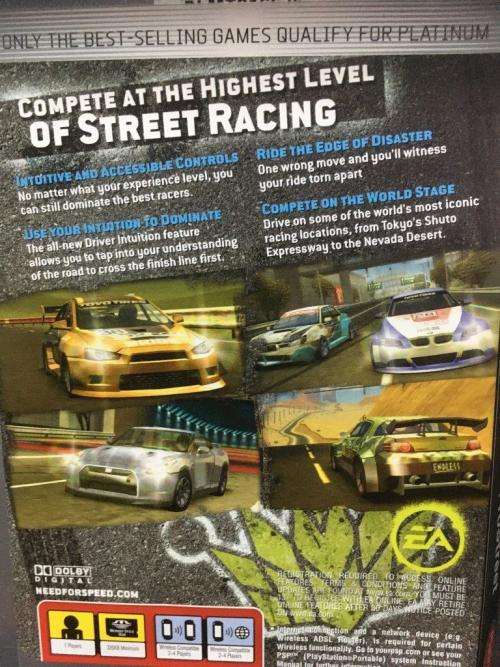 PSP - Need For Speed Prostreet - Platinum