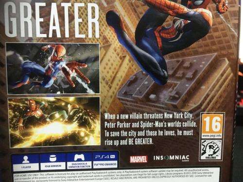 PS4 - Marvel Spider-Man