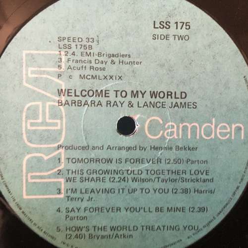 LP - Barbara & Lance Welcome To My World