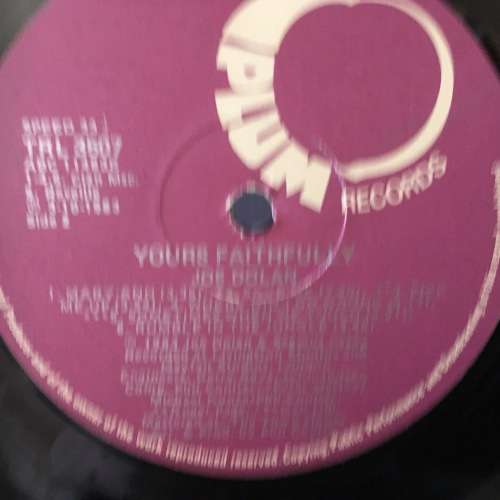 LP - Joe Dolan - Your`s Faithfully