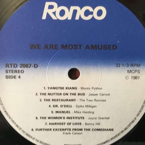 LP - We Are Most Amused (2LP)
