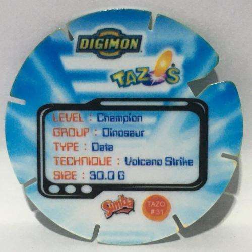 Digimon Tazo - Monochramon 1998 (NOS)