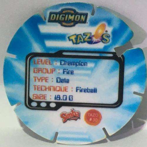 Digimon Tazo - Meramon 1998 (NOS)