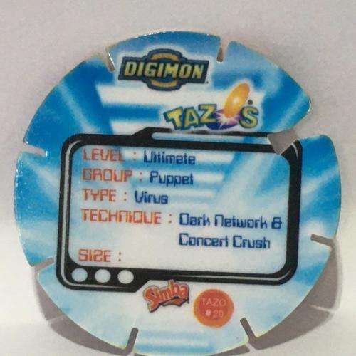Digimon Tazo - Etemon 1998 (NOS)