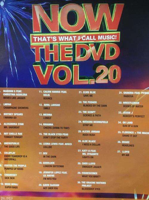 DVD - NOW That`s What I Call Music! The DVD Vol.20