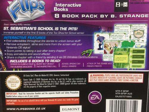Nintendo DS - Too Ghoul For School