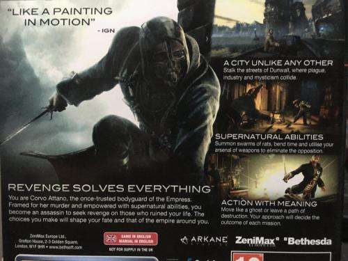 PS3 - Dishonored