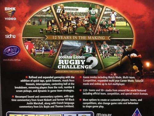 PS3 - Jonah Lomu Rugby Challenge 2 - Featuring The Lions Tour