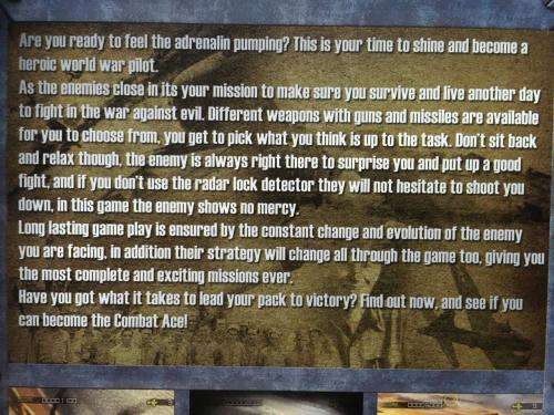 PS2 - Combat Ace