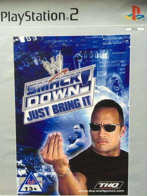 PS2 - Smackdown Just Bring It - Platinum