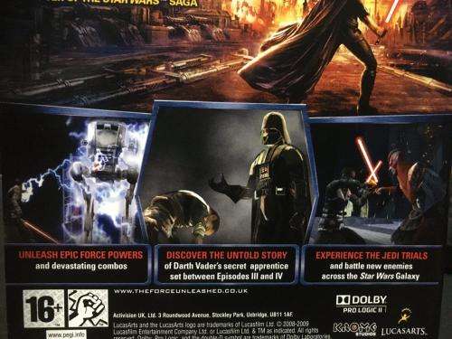 PS2 - Star Wars : The Force Unleashed - Platinum