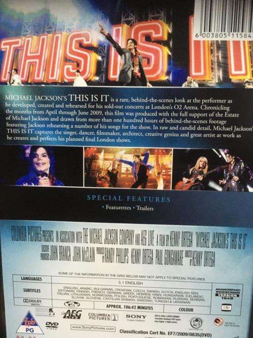 DVD - Michael Jackson`s This is It