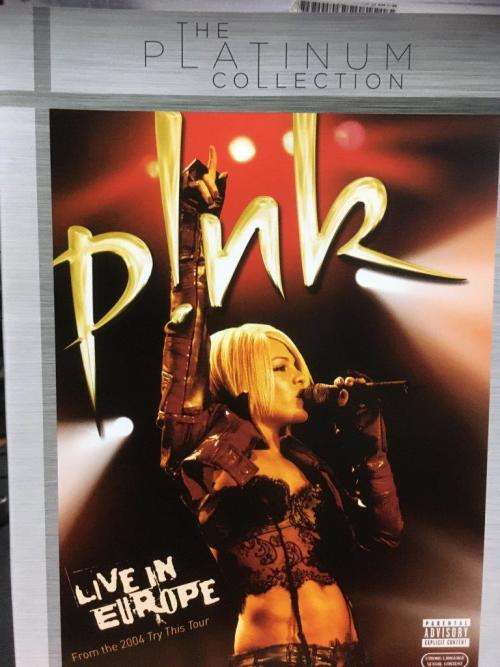 DVD - Pink Live In Europe - Platinum Collection