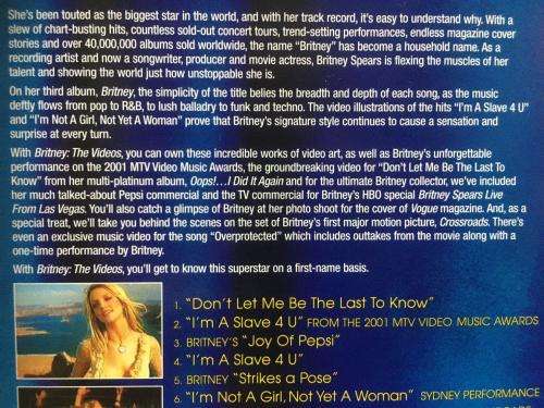DVD - Britney The Videos