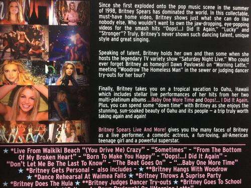 DVD - Britney Spears Live and More