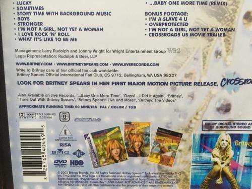 DVD - Britney Spears Live from Las Vegas