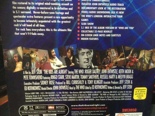 DVD - The WHO The Kids Are Alright Special Edition