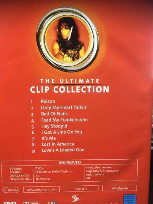 DVD - Alice Cooper The Ultimate Clip Collection