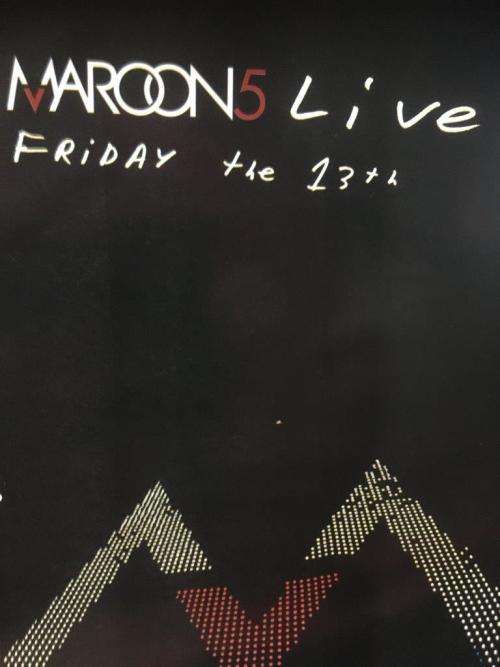 DVD - Maroon 5 Live Friday the 13th