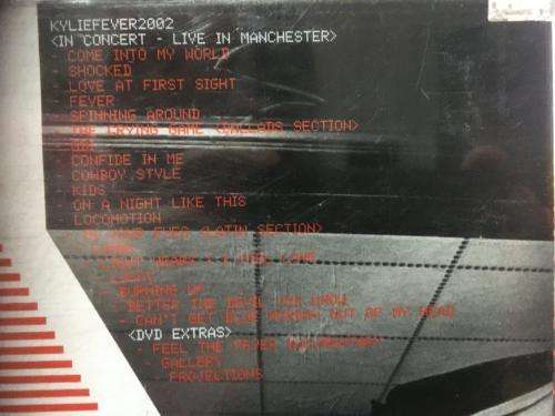 DVD - Kylie Fever 2002 In Concert Live in Manchester