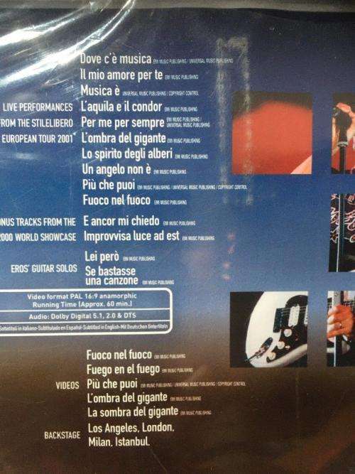 DVD - Eros Ramazzotti Stilelibero