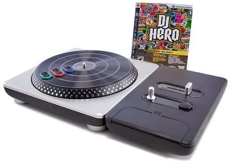 PS3 - DJ Hero Turntable Controller Game & Receiver Dongle Bundle