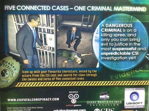 PS3 - CSI Crime Scene Investigation Fatal Conspiracy