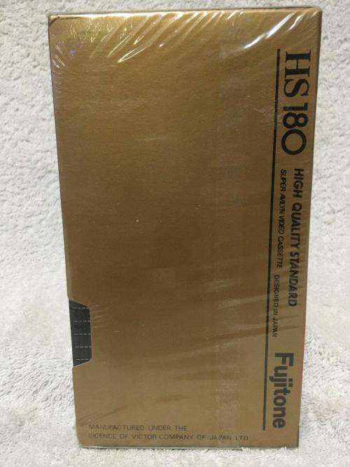 Fujitone E-180 VHS Video Cassette (New Sealed) (NOS)
