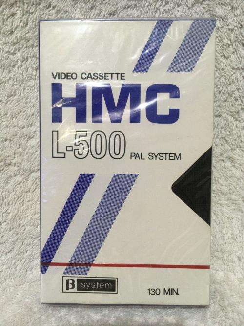 HMC L-500 Betamax PAl System Video Cassette (New Sealed) (NOS)