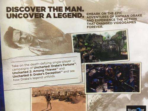 PS4 - Uncharted - Nathan Drake Collection  (Drake`s Fortune, Among Thieves, Drake`s Deception)