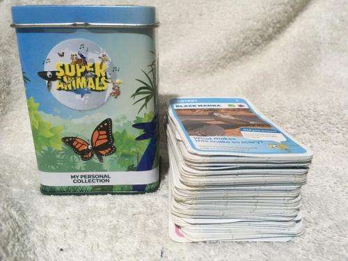 Pick n Pay Super Animals Series 1 Complete Set of 108 Cards + Collectros Tin