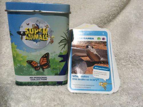 Pick n Pay Super Animals Series 1 Complete Set of 108 Cards + Collectros Tin