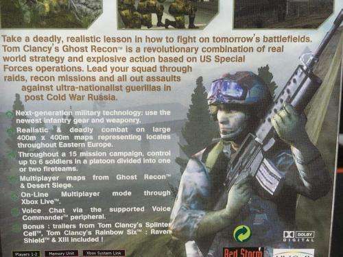 Xbox - Tom Clancy`s Ghost Recon