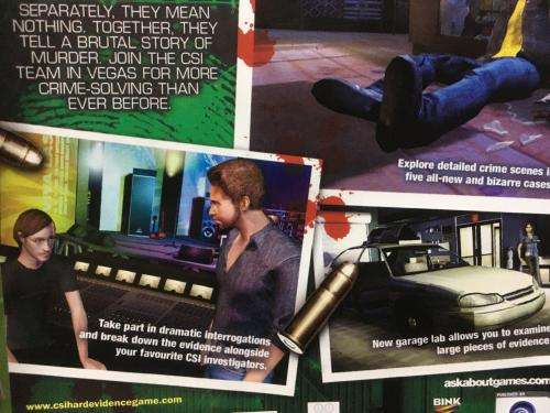 Xbox 360 - CSI Crime Scene Investigation Hard Evidence