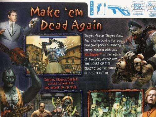 Wii - The House of The Dead 2 & 3 Return