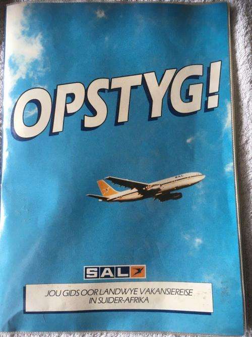 Vintage SAL SAA Folder opstyg! Jou Gids Oor Landwyve Vakansiereisse - See Pictures