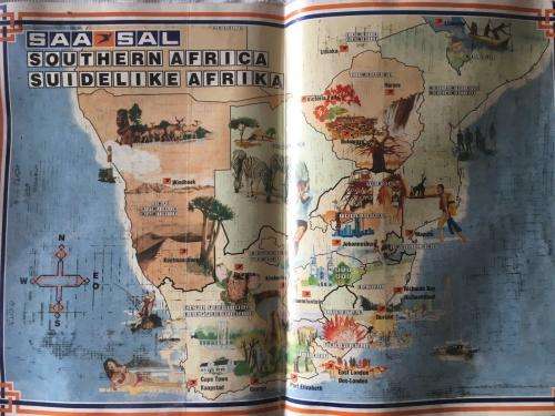Vintage SAL SAA Folder opstyg! Jou Gids Oor Landwyve Vakansiereisse - See Pictures