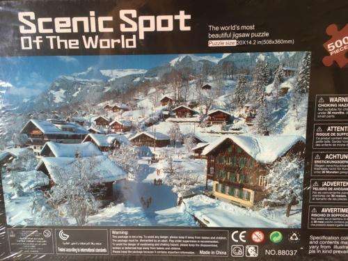 Scenic Spot of The World - 500 Piece Jigsaw (New Sealed)
