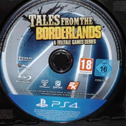 PS4 - Tales From The Borderlands (Disc only)