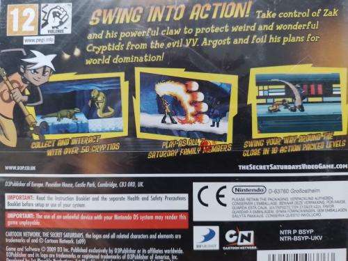 Nintendo DS - The Secret Saturdays Beasts of the Sun (New Sealed)