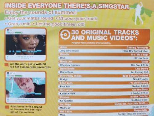 PS2 - Singstar Summer Party