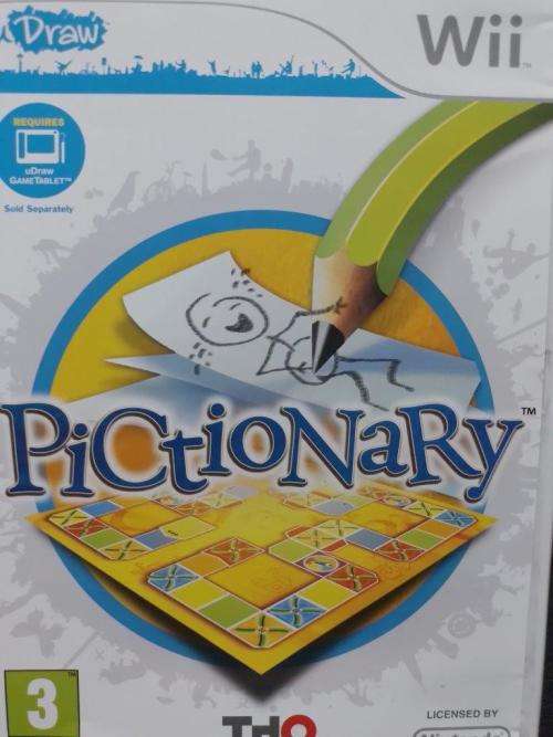 Wii - UDraw Pictionary - Requires U Draw Tablet