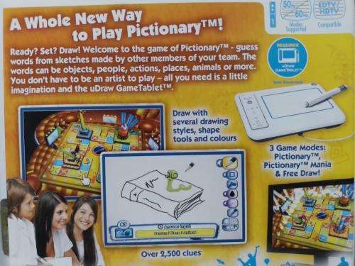 Wii - UDraw Pictionary - Requires U Draw Tablet